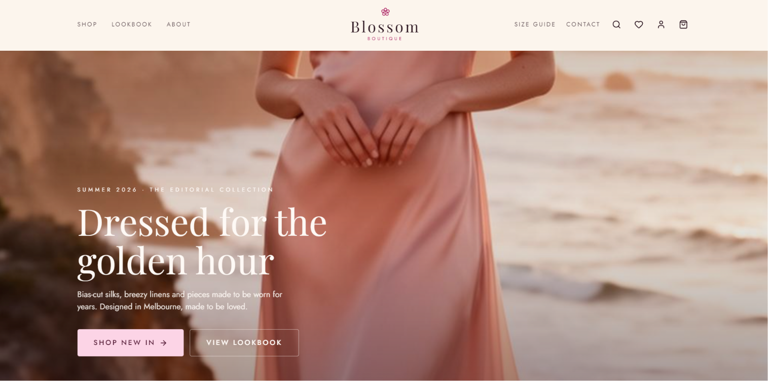 Blossom Boutique — project cover